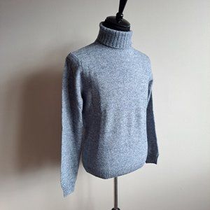 NEW Heritage Men's Wool Light Blue Turtleneck Sweater Size 50 / M